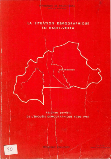 49 Service statistique mécanographie Enquête Démo sondage 1960 1961 Résultats partiels